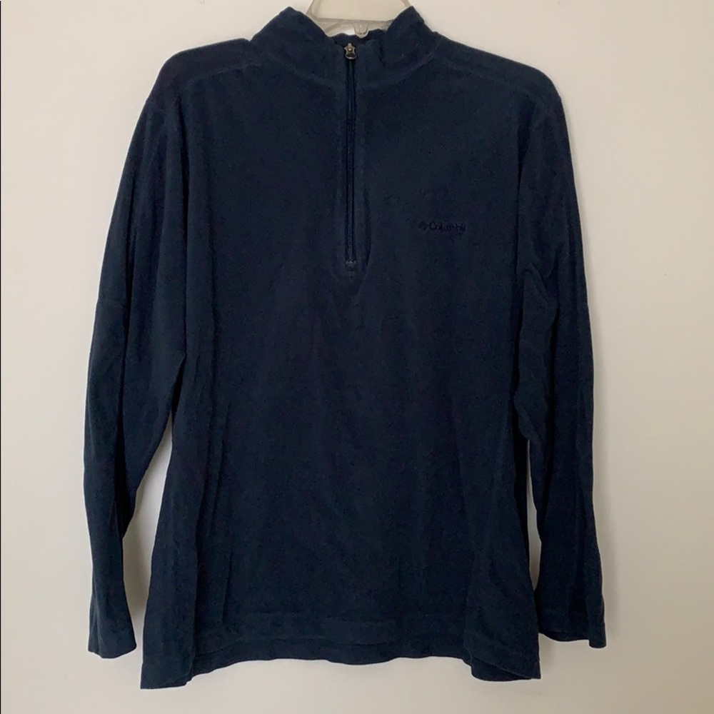 Navy Blue Columbia Half zip sweatshirt